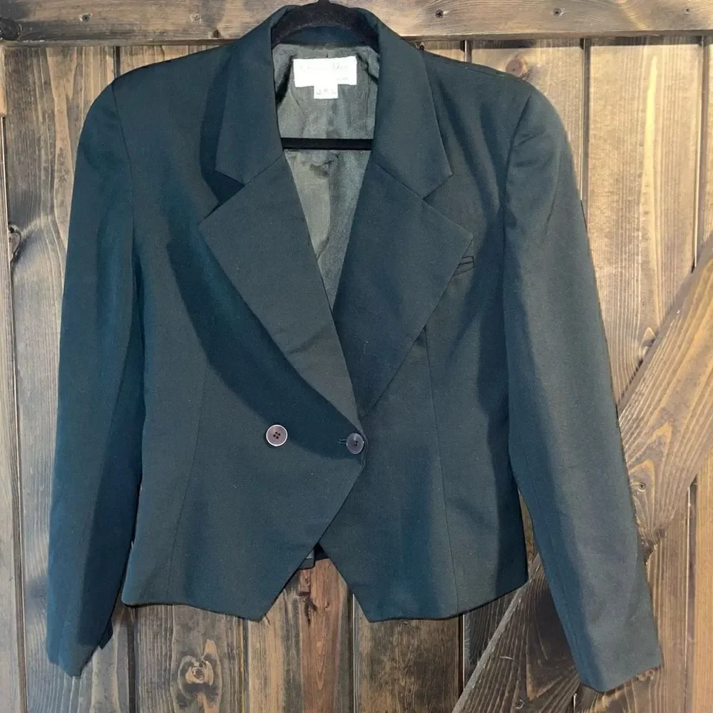 Vintage Christian Dior Wool Blazer